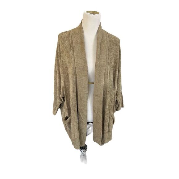 Barefoot Dreams NWT Cozy Chic Ultra Lite Pointelle Cardigan plus size 3X - Picture 1 of 10
